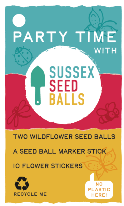 Sussex Seed Balls "Party Time" filled Party Bag