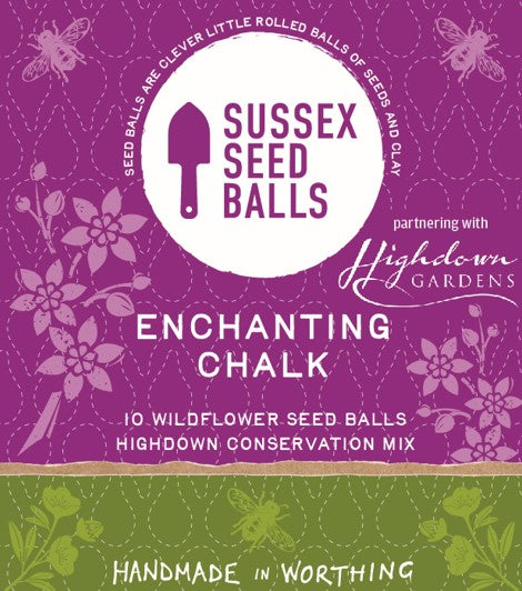 Highdown Gardens (Chalk-Suited) Seed Balls Gift Tube